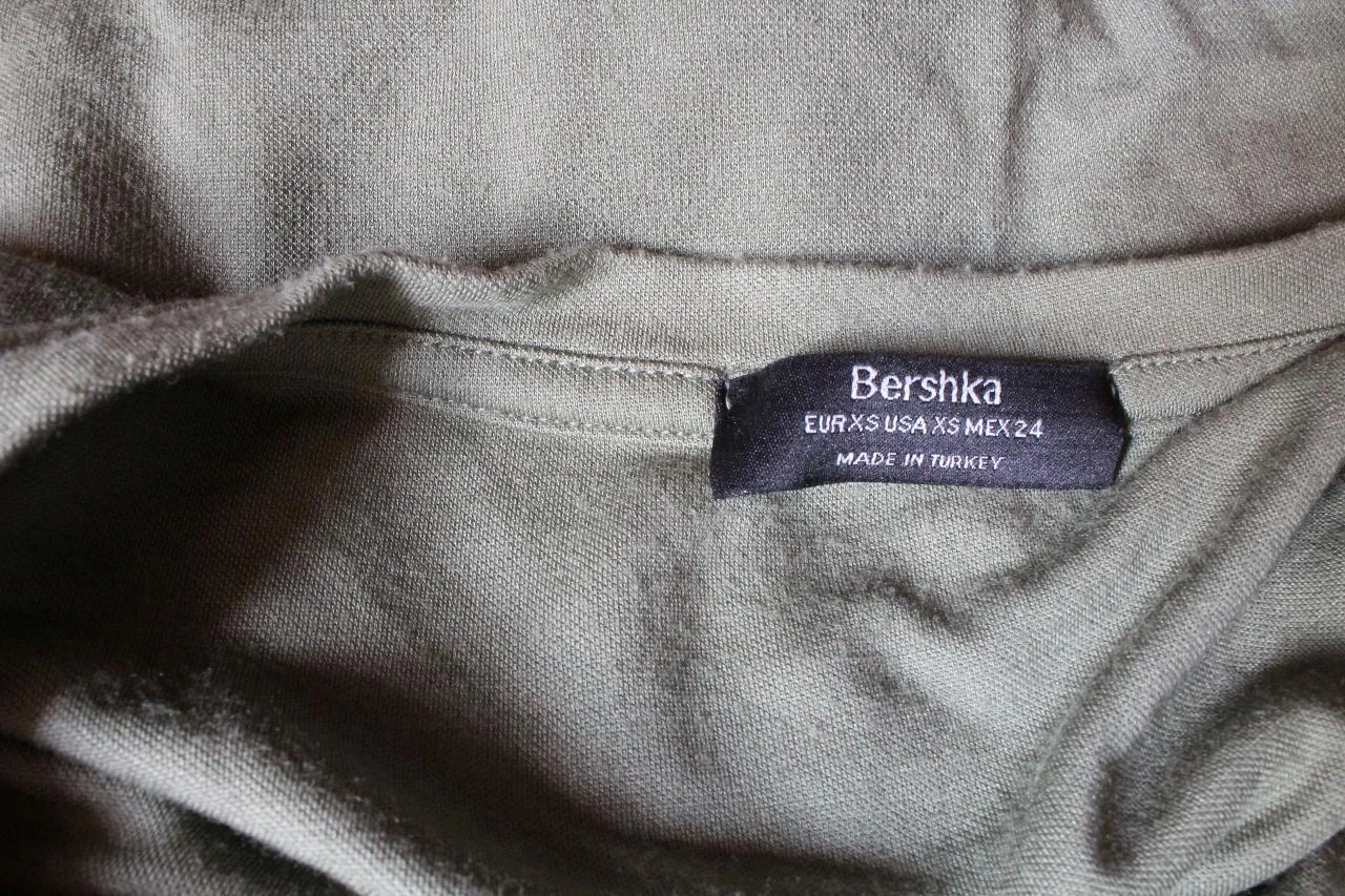 Robe longa cáqui Bershka – photo 7